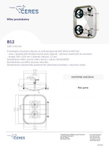 właz prostokątny model b12 opis